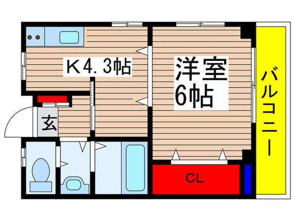 メゾンふぁみーゆの物件間取画像